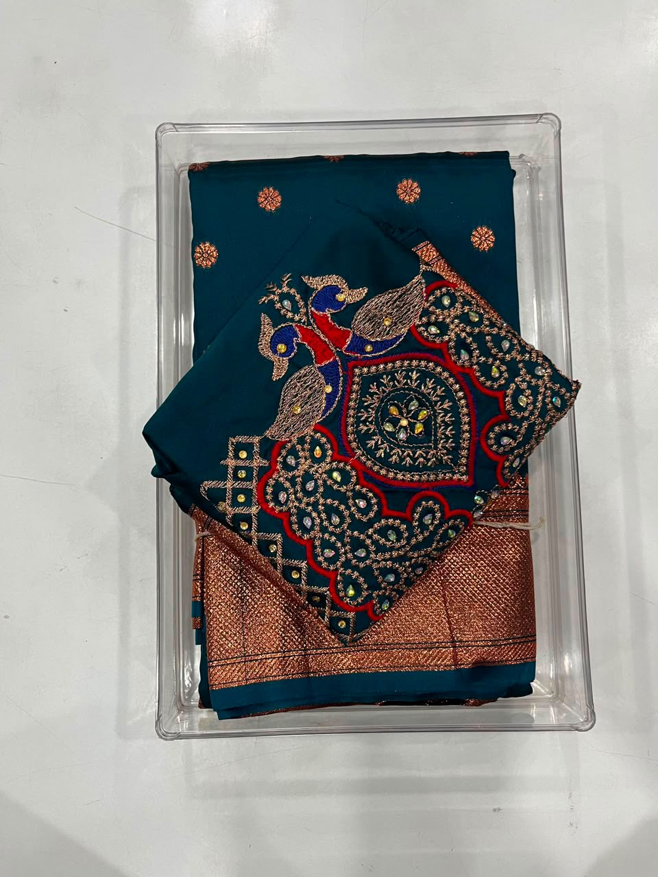 Peacock Zari Paithani Saree