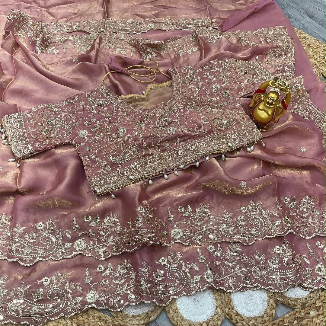 Designer Embroidered Sarees