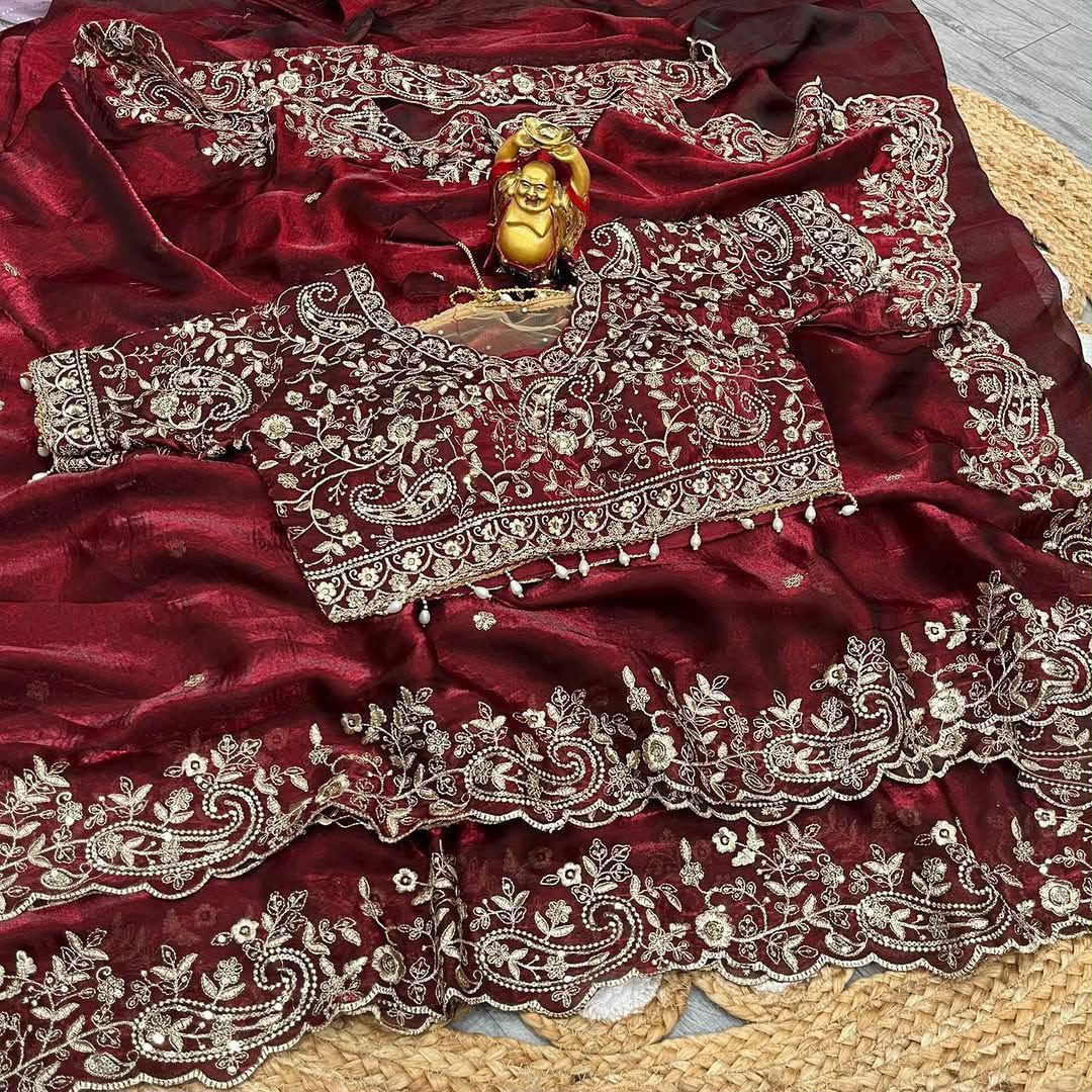 Designer Embroidered Sarees