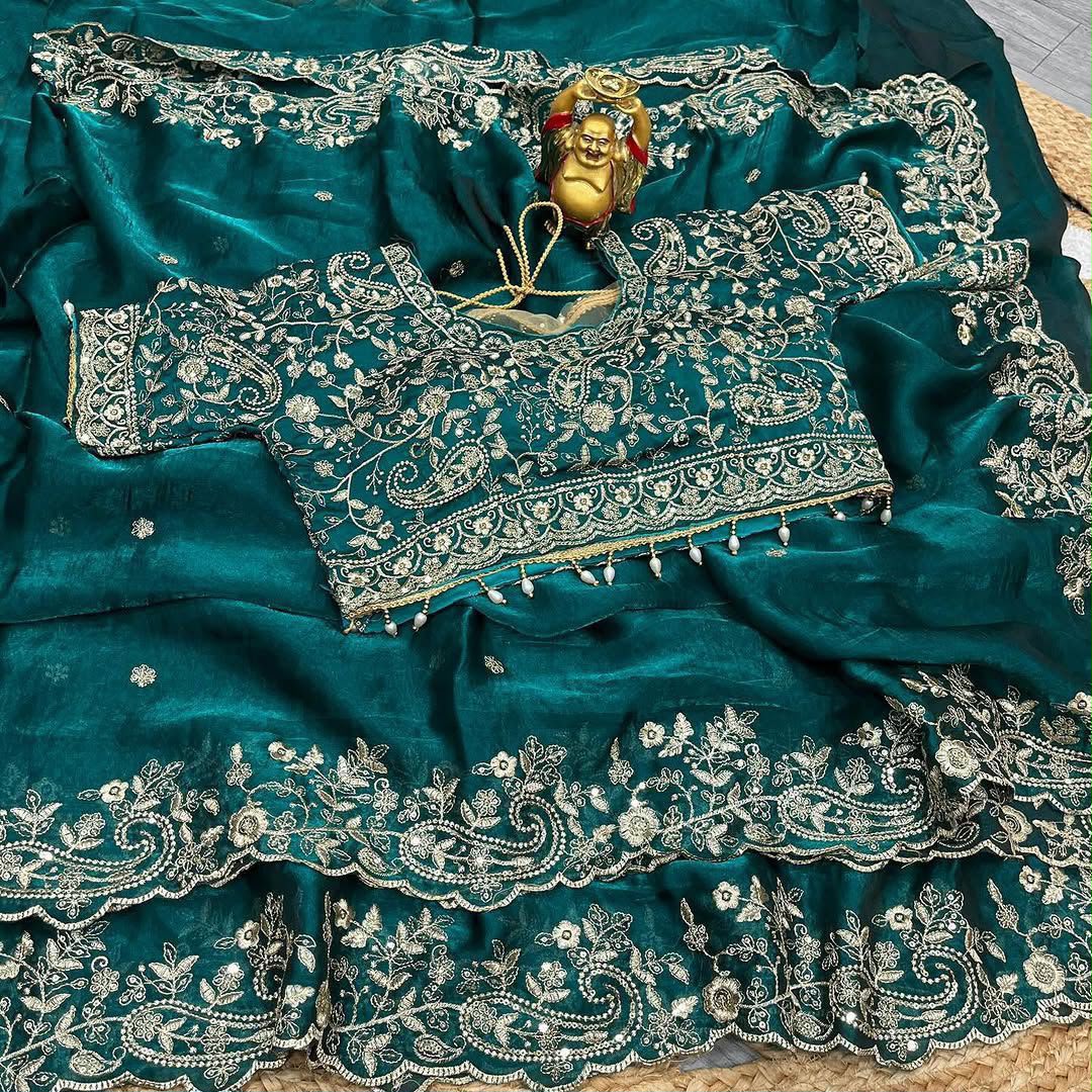 Designer Embroidered Sarees