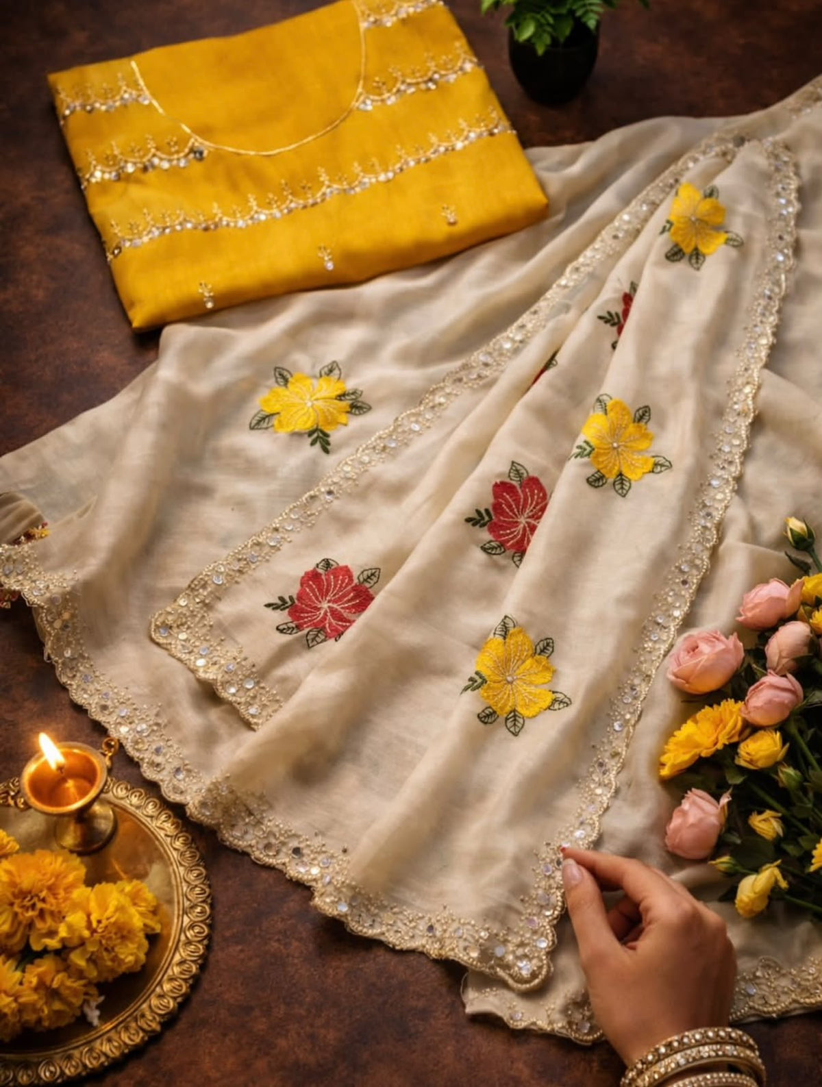Rangoli Saree