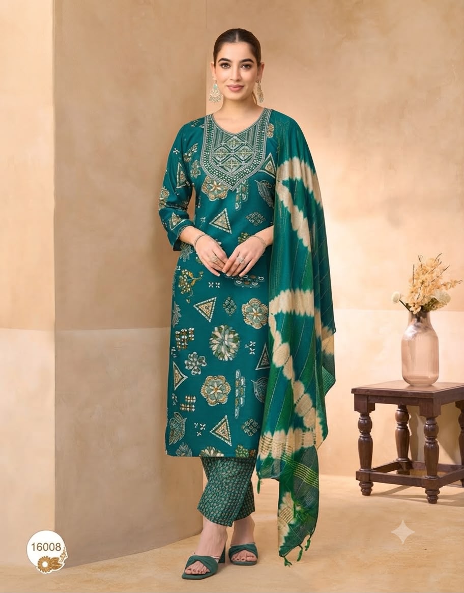 Floral Printed Suit Set