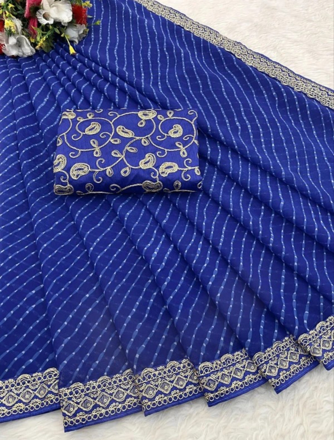 Leheriya Saree