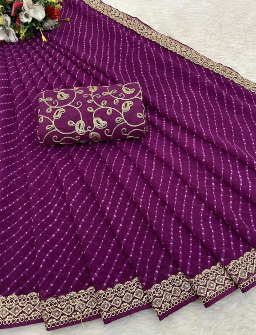 Leheriya Saree