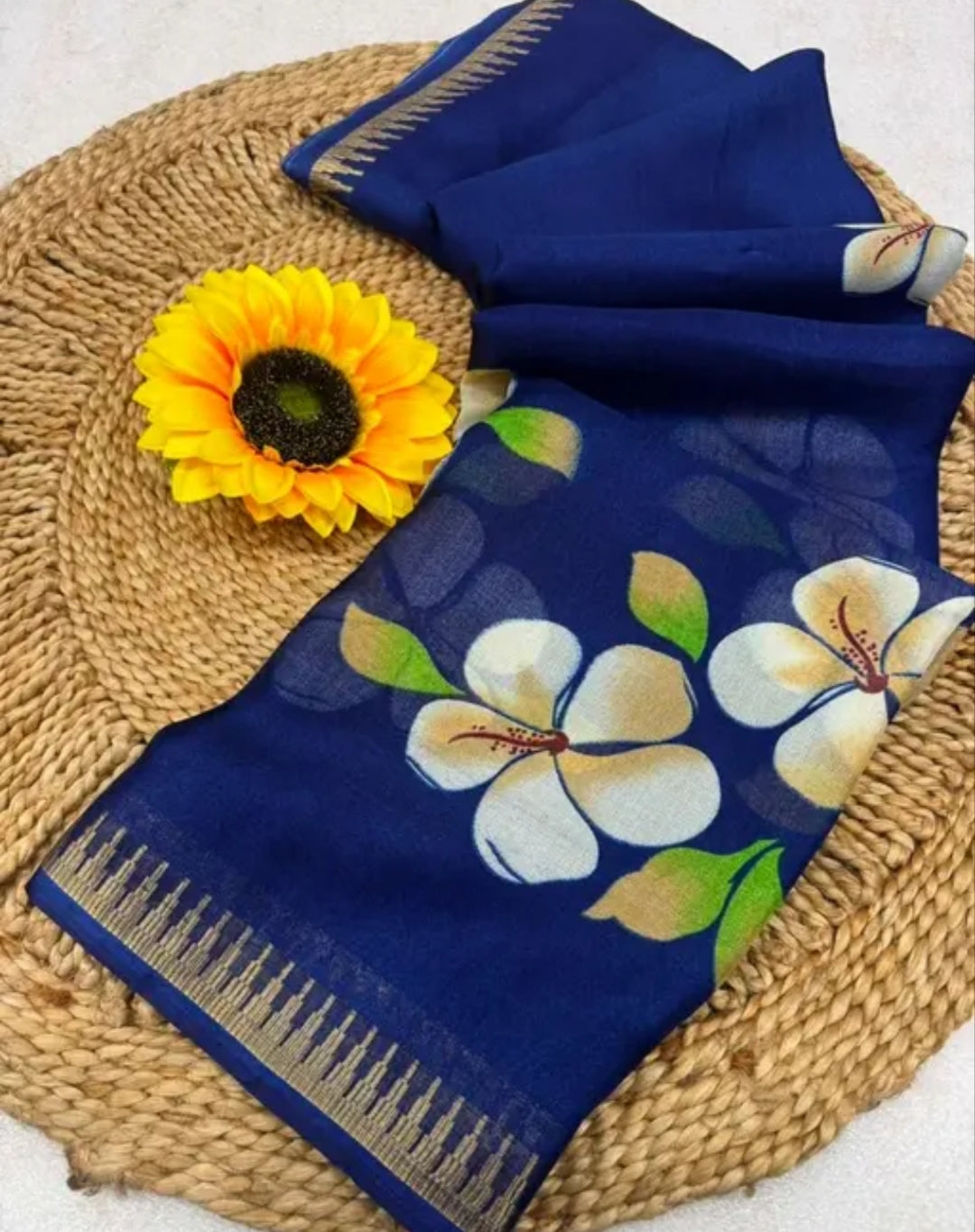 Floral Printed Saree