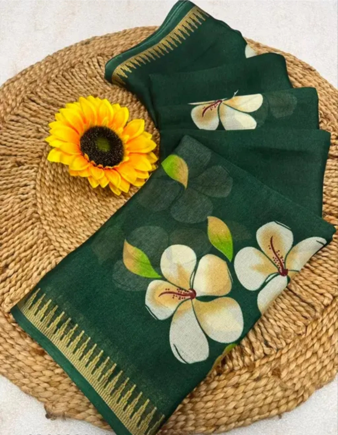 Floral Printed Saree