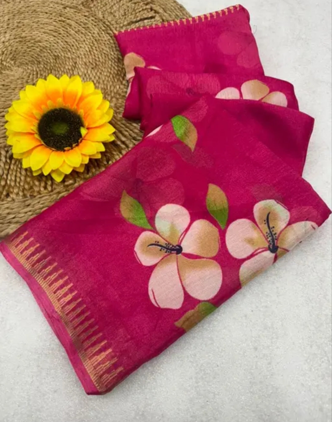 Floral Printed Saree
