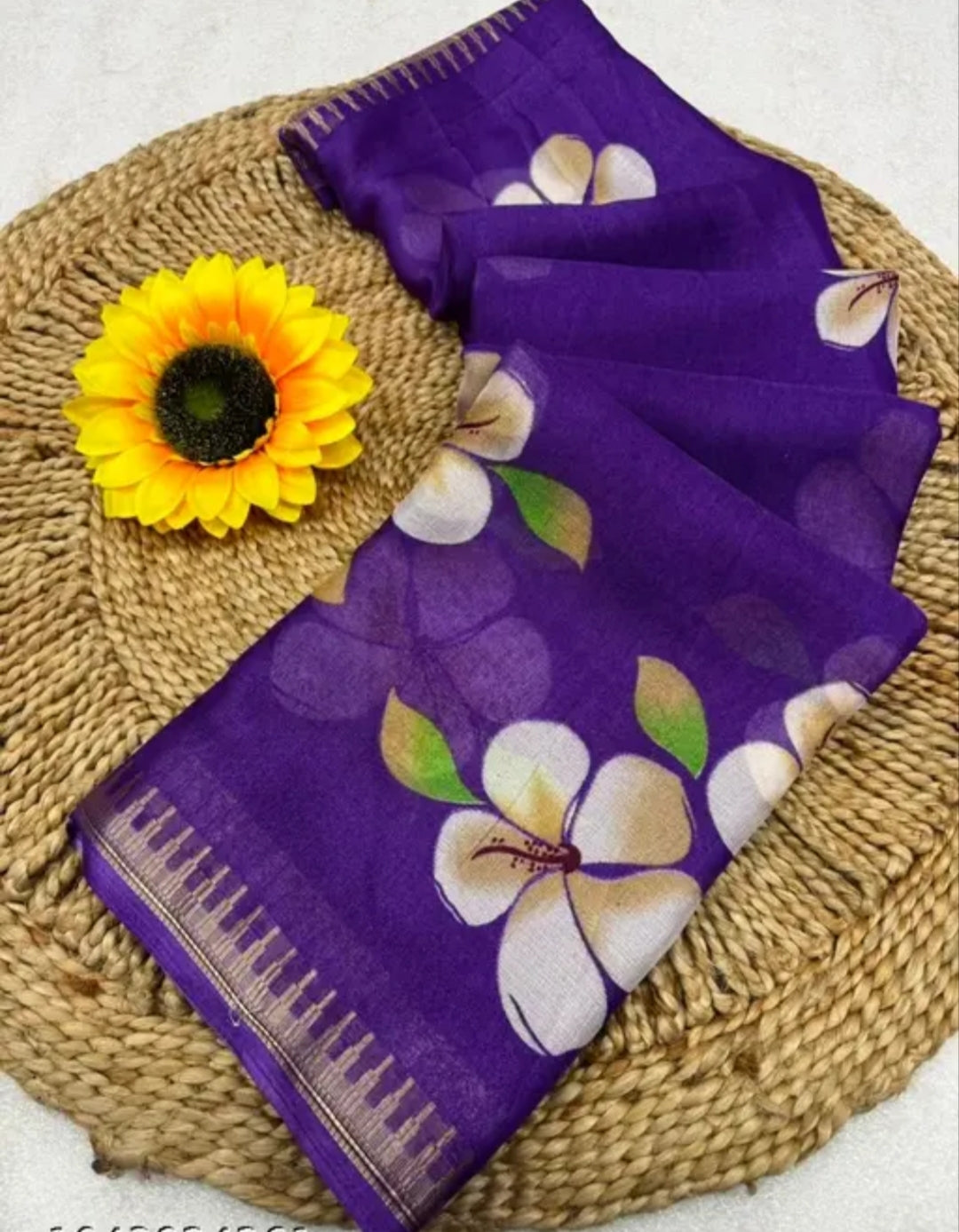 Floral Printed Saree