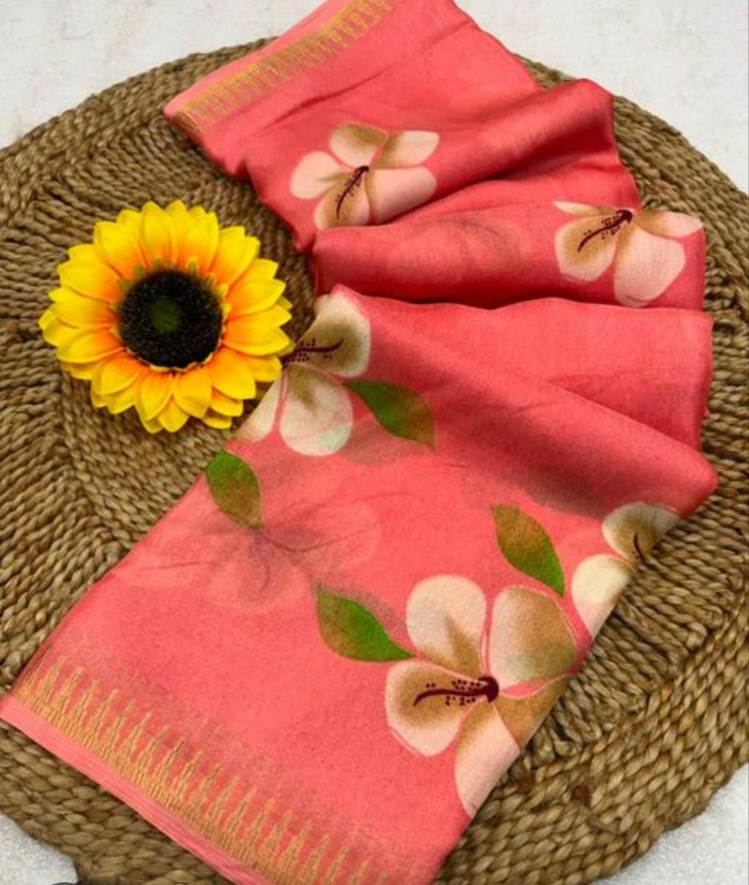 Floral Printed Saree